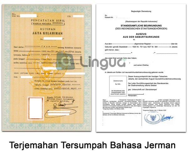 Terjemahan Resmi Bahasa Jerman